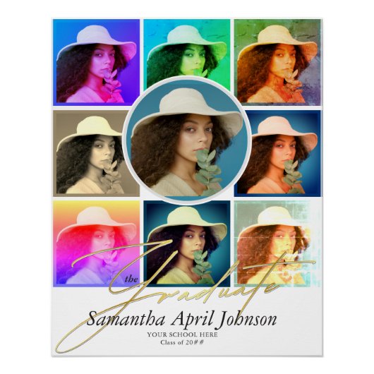 マガジンアーポップ・アートのトレトロディプティチ卒業写真 ポスター (正面)