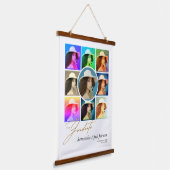 マガジンアーポップ・アートのトレトロディプティチ卒業写真 吊り下げ型タペストリー (傾斜あり)