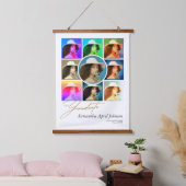 マガジンアーポップ・アートのトレトロディプティチ卒業写真 吊り下げ型タペストリー (寝室)