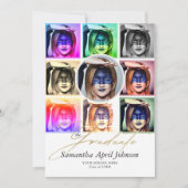 マガジンアーポップ・アートのトレトロディプティチ卒業写真 招待状 (正面)