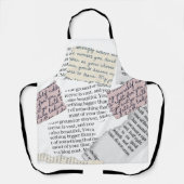 マガジンエステティック – レトロ編集スタイル エプロン (正面)