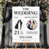 マガジンエディトリアル結婚スタイルの入場へようこそ アクリルサイン