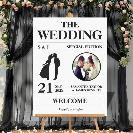 マガジンエディトリアル結婚スタイルの入場へようこそ アクリルサイン