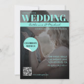 マガジンカバートレンディーダークフォト 招待状 (正面)