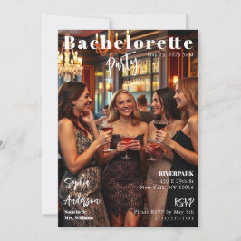 マガジンカバーバチェロレッテ招待状 招待状