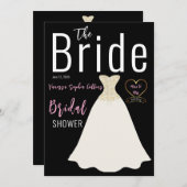 マガジンカバーブライダルシャワー 招待状 (正面/裏面)