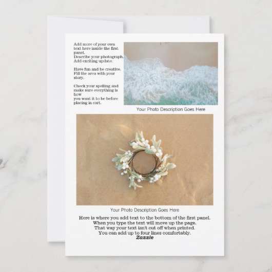 マガジンカバーメレカリキマカファミリーパーソナライズされた シーズンカード (裏面)