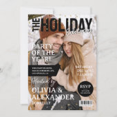 マガジンカバー写真クリスマスパーティー 招待状 (正面)