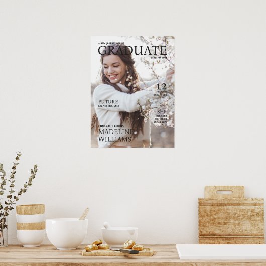 マガジンカバー写真卒業ポスター ポスター (キッチン)