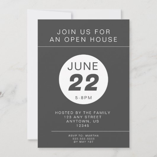 マガジンカバー写真大学院パーティの招待状 招待状 (裏面)