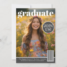 マガジンカバー写真大学院パーティの招待状 招待状