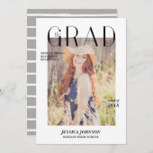 マガジンカバー卒業発表フォトカード シーズンカード (正面/裏面)