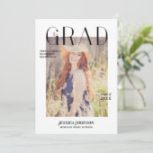 マガジンカバー卒業発表フォトカード シーズンカード (スタンド正面)