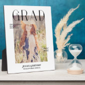 マガジンカバー卒業発表フォトカード フォトプラーク (側面)