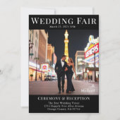 マガジンカバー結婚式招待状 招待状 (正面)