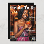 マガジンカバー花嫁へ招待状 招待状 (正面/裏面)