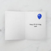 マガジンカバー70誕生日 カード (内部)