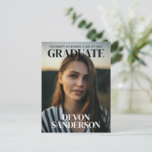 マガジンカモダンバー卒業発表 ポストカード (スタンド正面)