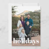 マガジンスタイルホリデーカード シーズンカード (正面)