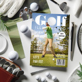 マガジン有名人ゴルフ誕生日パーティーフォト 招待状