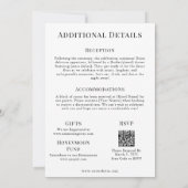 マガジン結婚カバーのビーチ 招待状 (裏面)