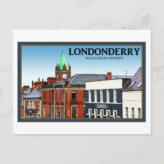 マガジン通りインLondonderry ポストカード (正面)