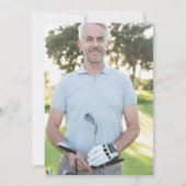 マガジン50メンズゴルフ50ゴルファー誕生日 招待状 (裏面)