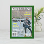 マガジン·カバー·バースデー·パーティーの招待 招待状 (スタンド正面)