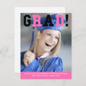 マガジン スタイル 招待状 (正面/裏面)