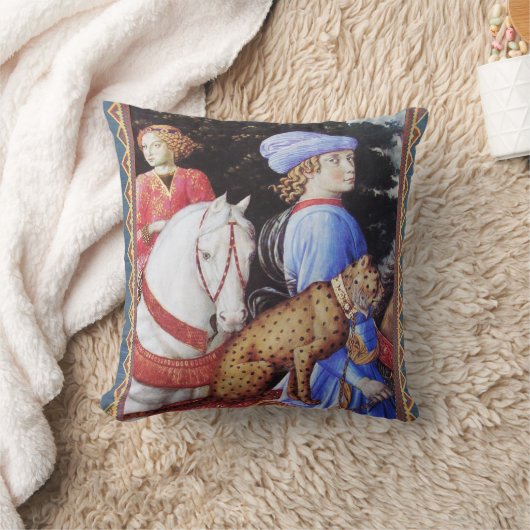 マガス・メルキオールの行列、馬のライダー、野良猫 クッション (ブランケット)