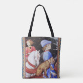マガス・メルキオールの行列、馬のライダー、野良猫 トートバッグ (裏面)