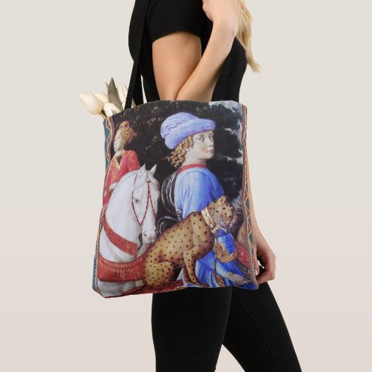 マガス・メルキオールの行列、馬のライダー、野良猫 トートバッグ (クローズアップ)