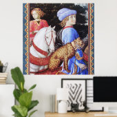 マガス・メルキオールの行列、馬のライダー、野良猫 ポスター (ホームオフィス)