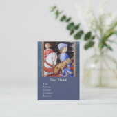 マガス・メルキオールの行列、馬のライダー、野良猫 名刺 (スタンド正面)