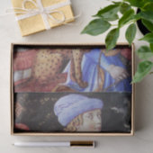 マガス・メルキオールの行列、馬のライダー、野良猫 薄葉紙 (ギフト)