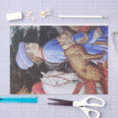 マガス・メルキオールの行列、馬のライダー、野良猫 薄葉紙 (クラフト)