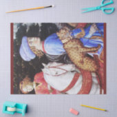 マガス・メルキオールの行列、馬のライダー、野良猫 薄葉紙 (クラフト)