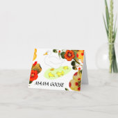 マガチョウとゴスリングフローラ、ママガチョウの日 カード (正面)