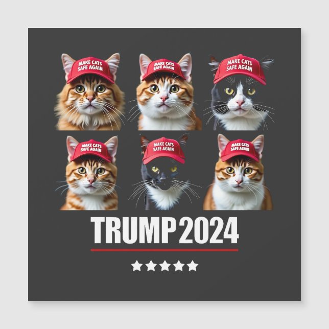マガトランプの選挙で猫を安全にする (正面)