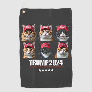 マガトランプの選挙で猫を安全にする ゴルフタオル