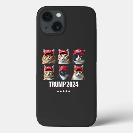 マガトランプの選挙で猫を安全にする Case-Mate iPhoneケース (裏面)