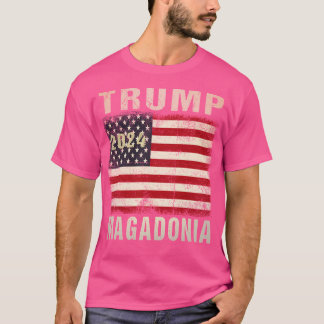 マガドニアトランプ2024サポーターMagadonian Tシャツ