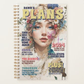 マガパーソナライズされたジンカバーゴール引用文 プランナー手帳 (正面)