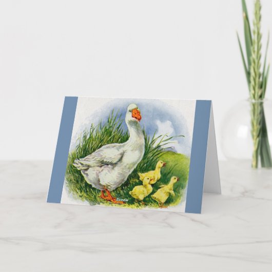 マガモとアヒル カード (裏面)