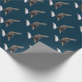 マガモのアヒルのギフトの紙 ラッピングペーパー (角)