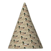 マガモのアヒルの写真 パーティーハット (右)