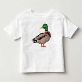 マガモのアヒルの幼児のTシャツ トドラーTシャツ