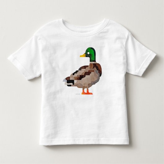 マガモのアヒルの幼児のTシャツ トドラーTシャツ (正面)