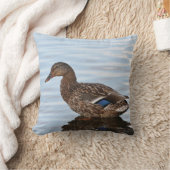 マガモのアヒル クッション (ブランケット)