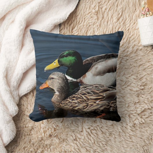 マガモのアヒル クッション (ブランケット)